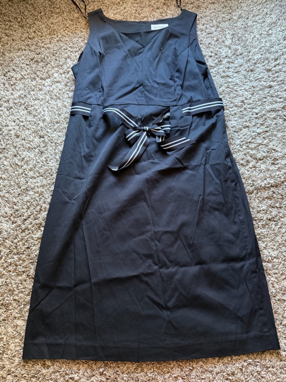 Studio 17 Black Dress with Back Zip